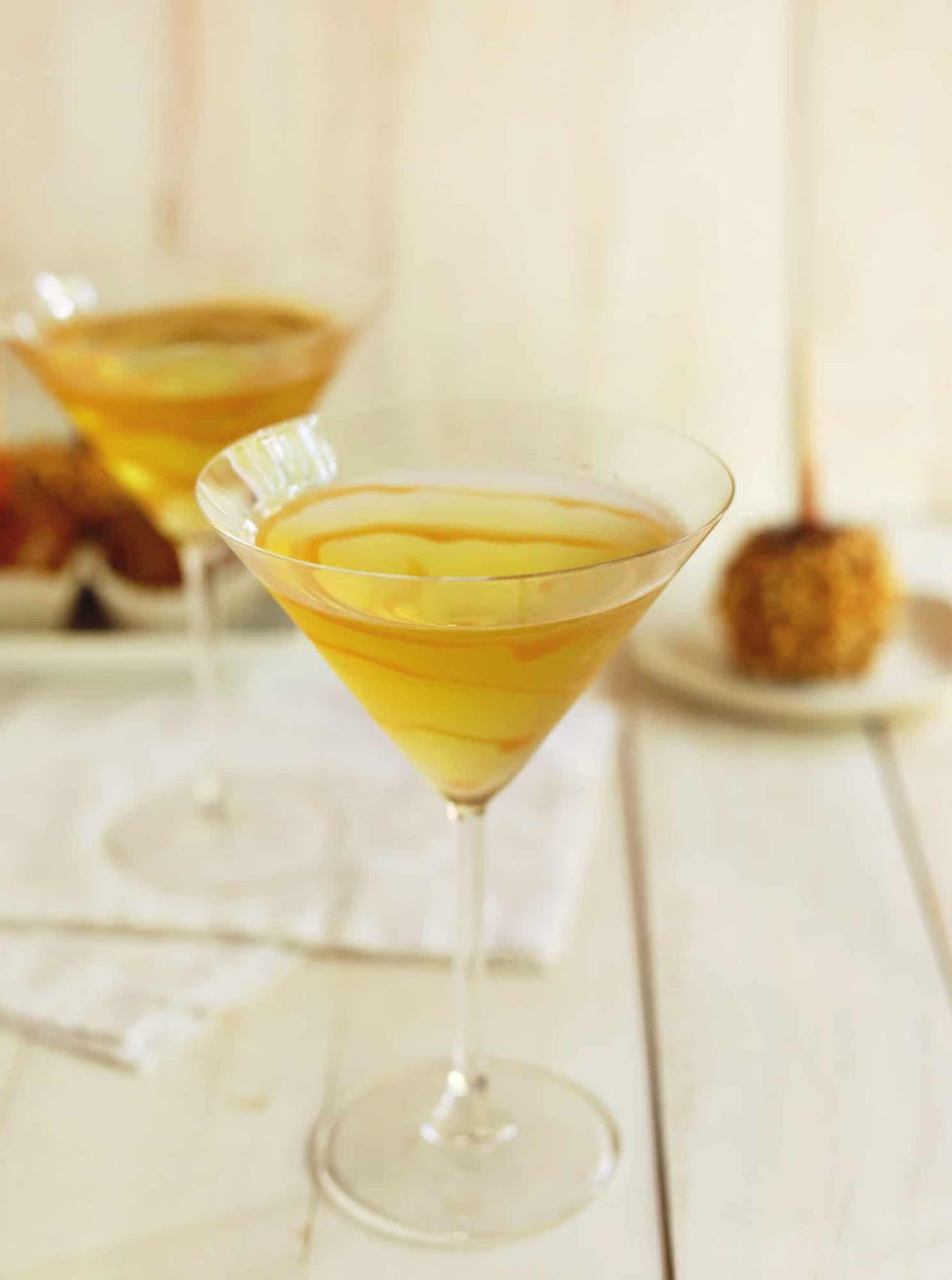 caramel apple martini   christmas martinis