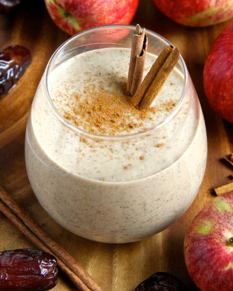 healthy smoothie recipes caramel apple overnight oatmeal smoothie