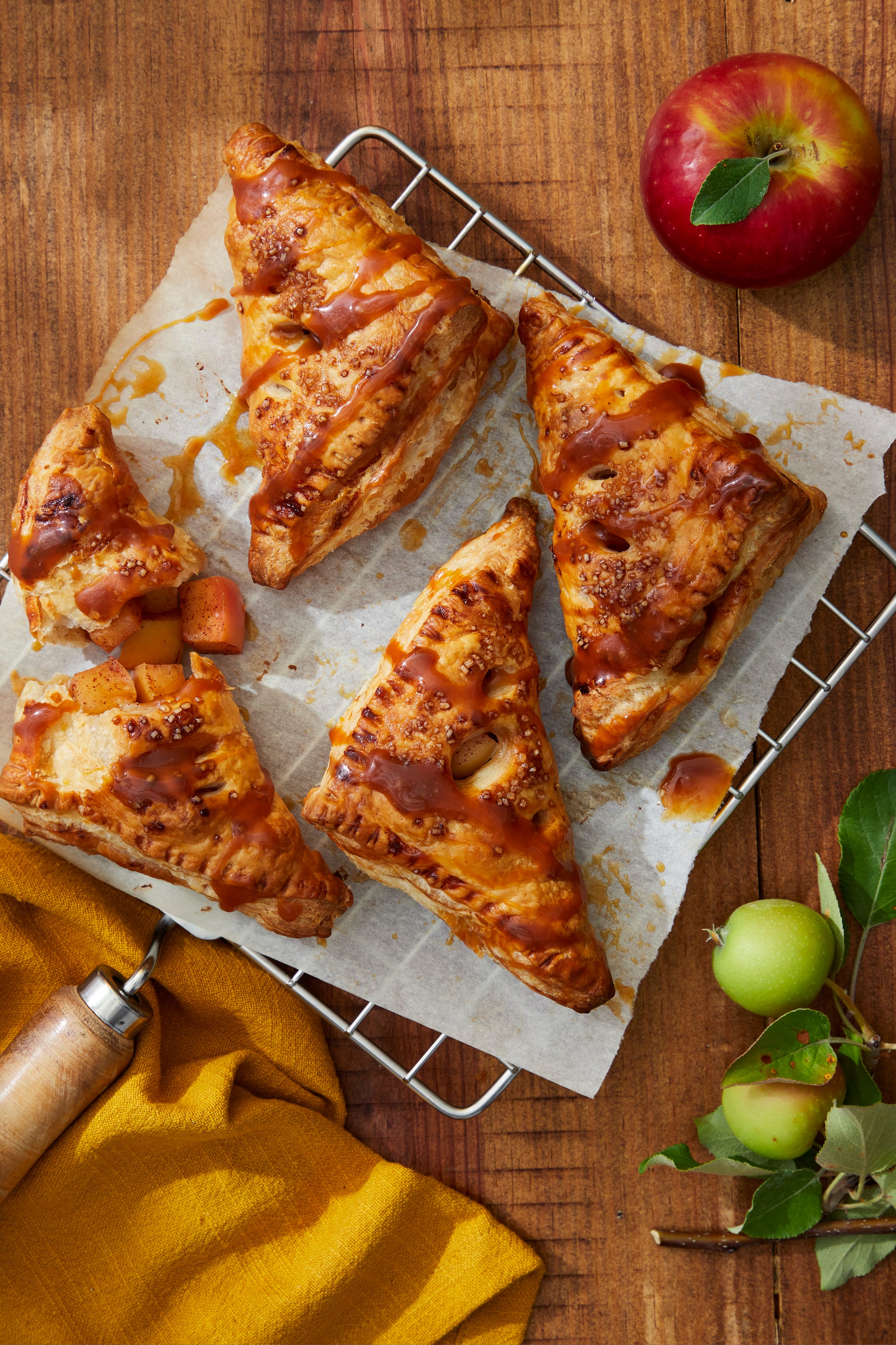 Fall for Caramel Apple Turnovers