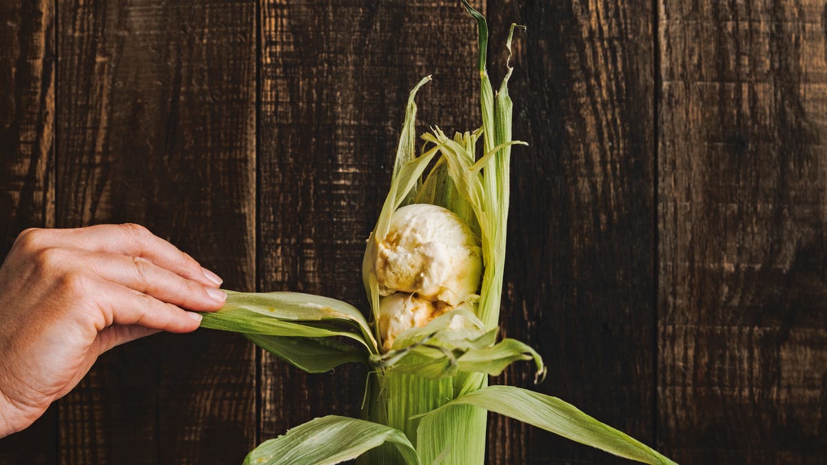 Video player poster image preview for Here's How To Make Salt & Straw's Caramel Corn On The Cob Ice Cream!