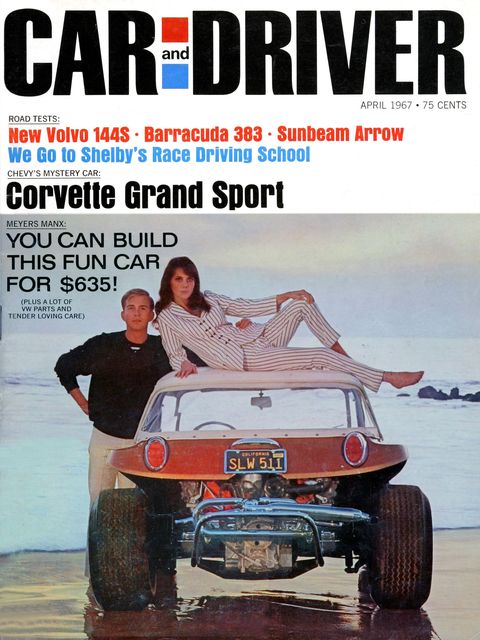 Car and Driver's April 1967 Cover