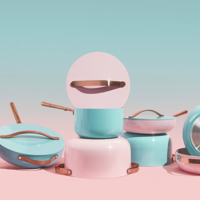 Caraway x Amber Vittoria Cookware Launch 2022 — Pink And Turquoise  Non-Toxic Cookware Set