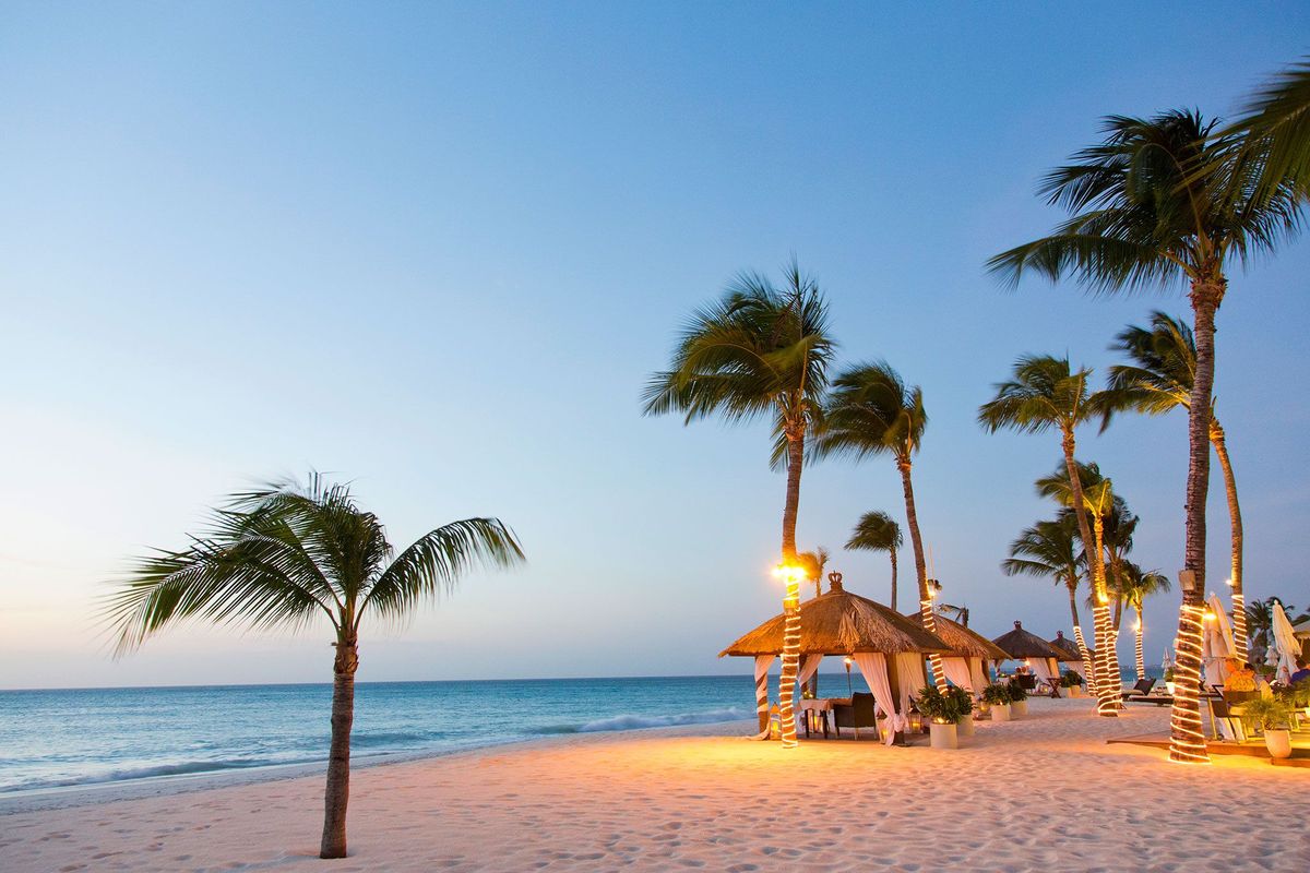 Het Bucuti  Tara Beach Resort is gelegen aan de Eagle Beach een van de mooiste stranden van Aruba