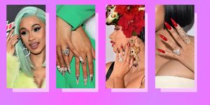 Nail, Finger, Nail care, Beauty, Skin, Pink, Hand, Manicure, Nail polish, Material property, 