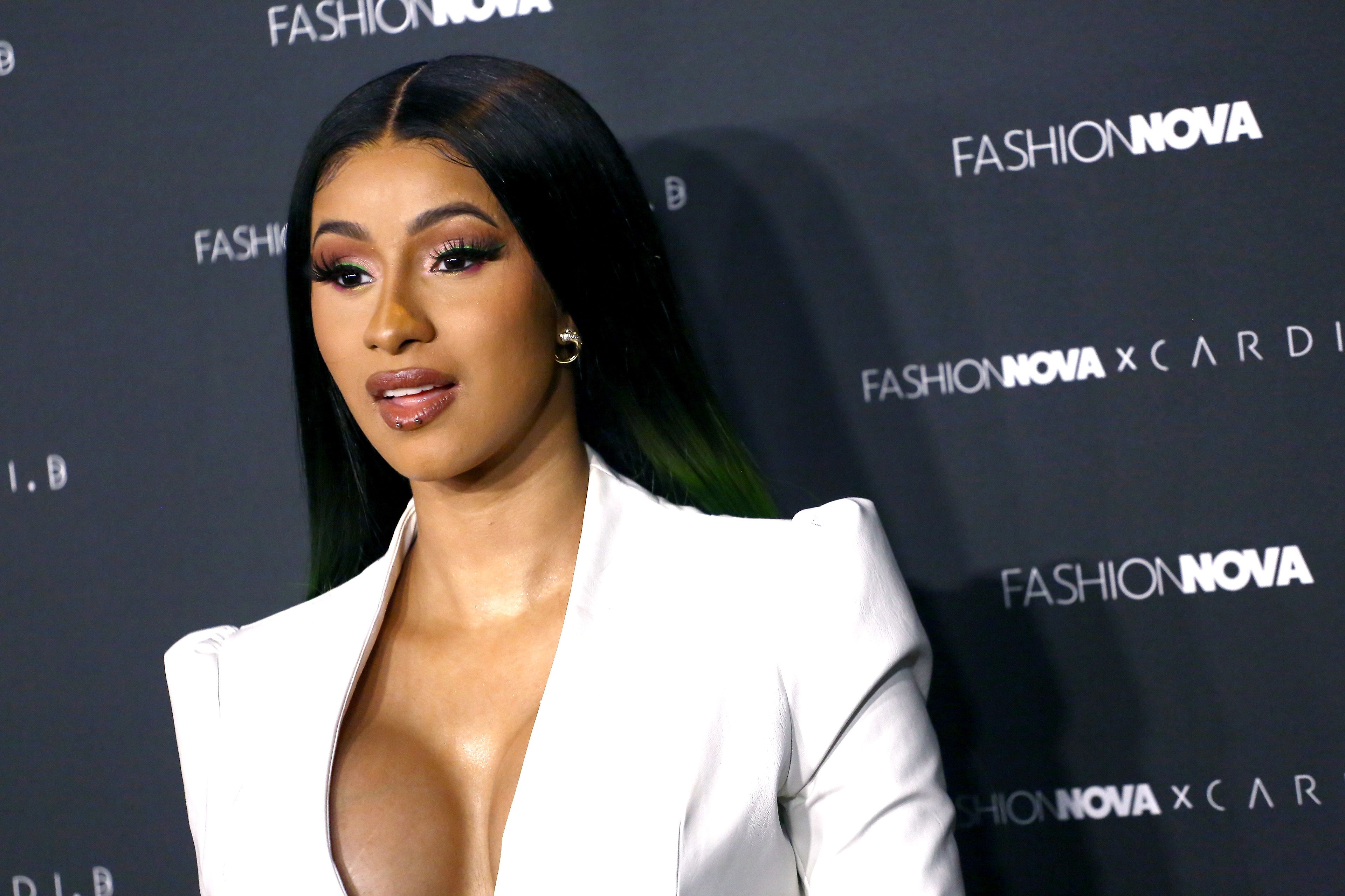 Cardi B Looks So Strong In This See-Through Bodysuit at Art Basel