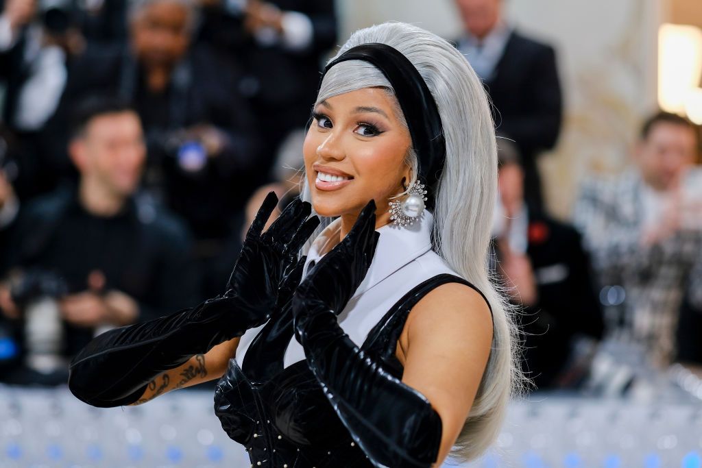 Cardi B Just Debuted Grey Hair On The Met Gala 2023 Red Carpet