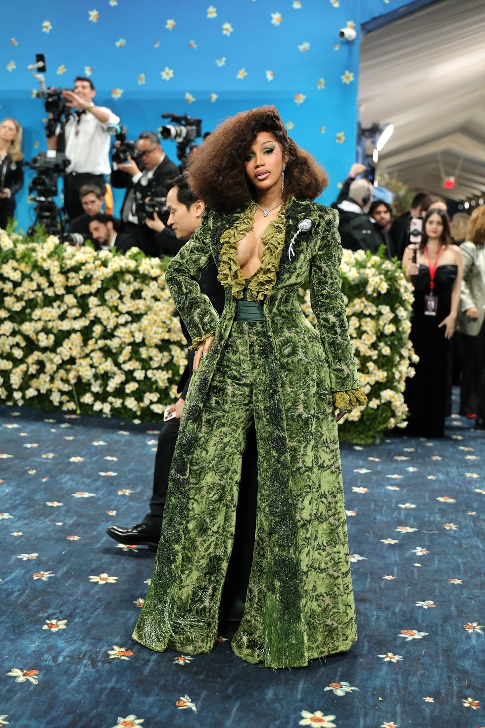 the 2025 met gala celebrating "superfine: tailoring black style" arrivals