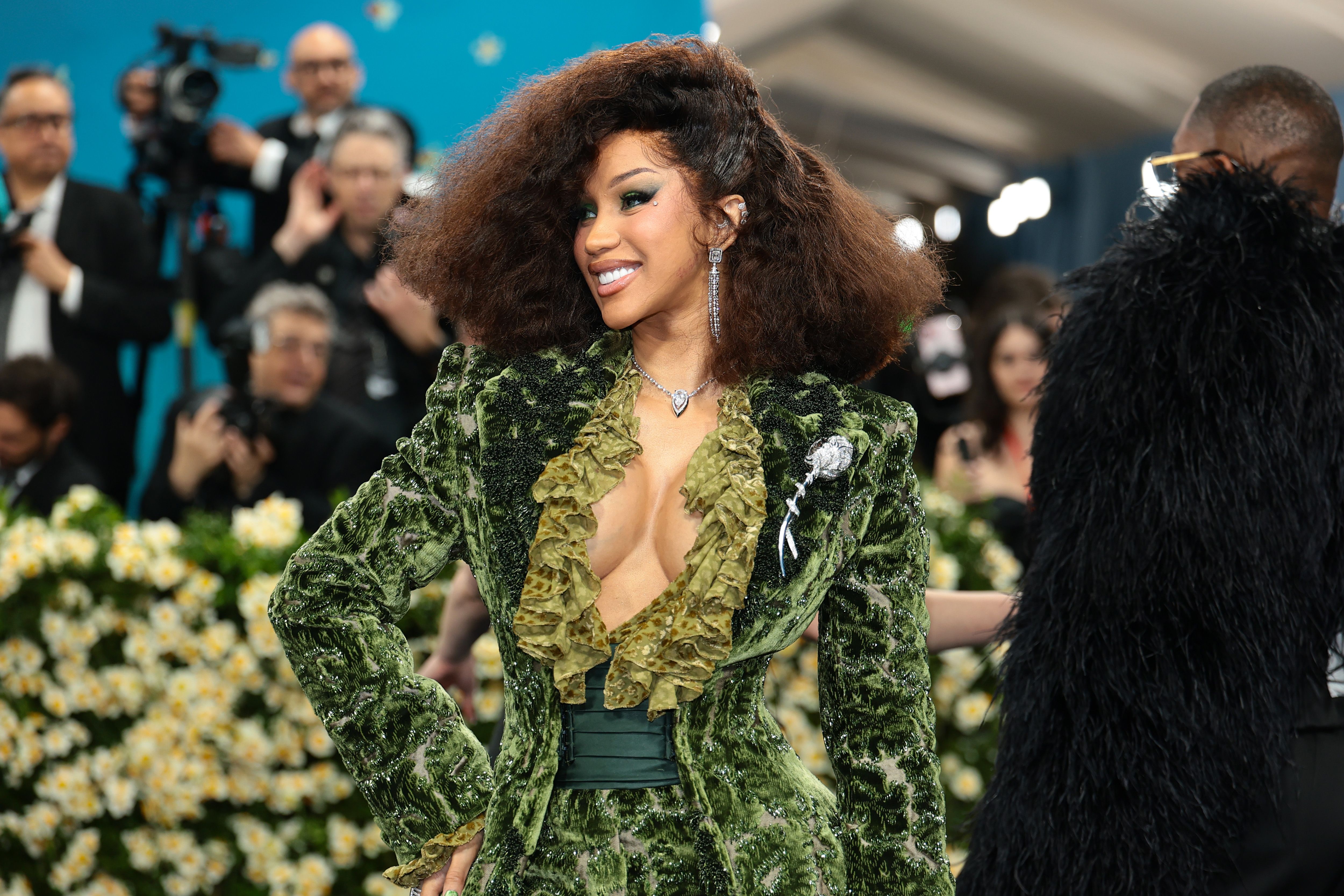Cardi B's 2025 Met Gala Look Has Us Green with Envy