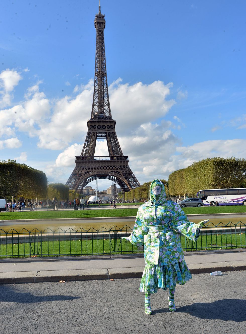 Cardi B seen visiting the Eiffel Tower , Paris
