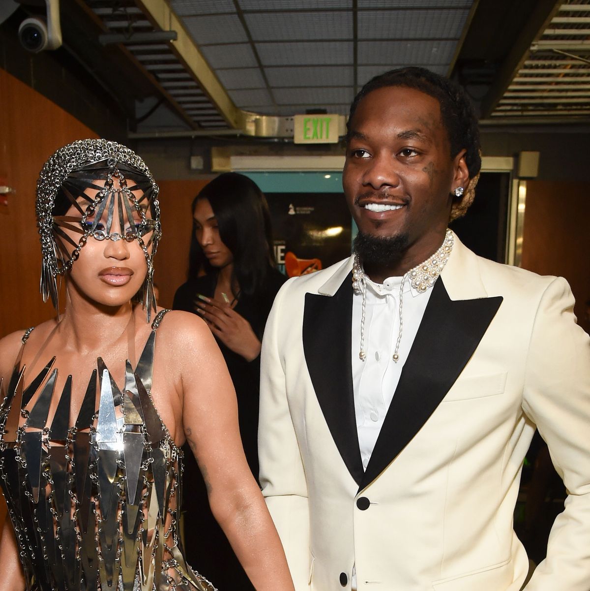 Grammy Awards 2023: Cardi B wows in busty cut-out blue gown