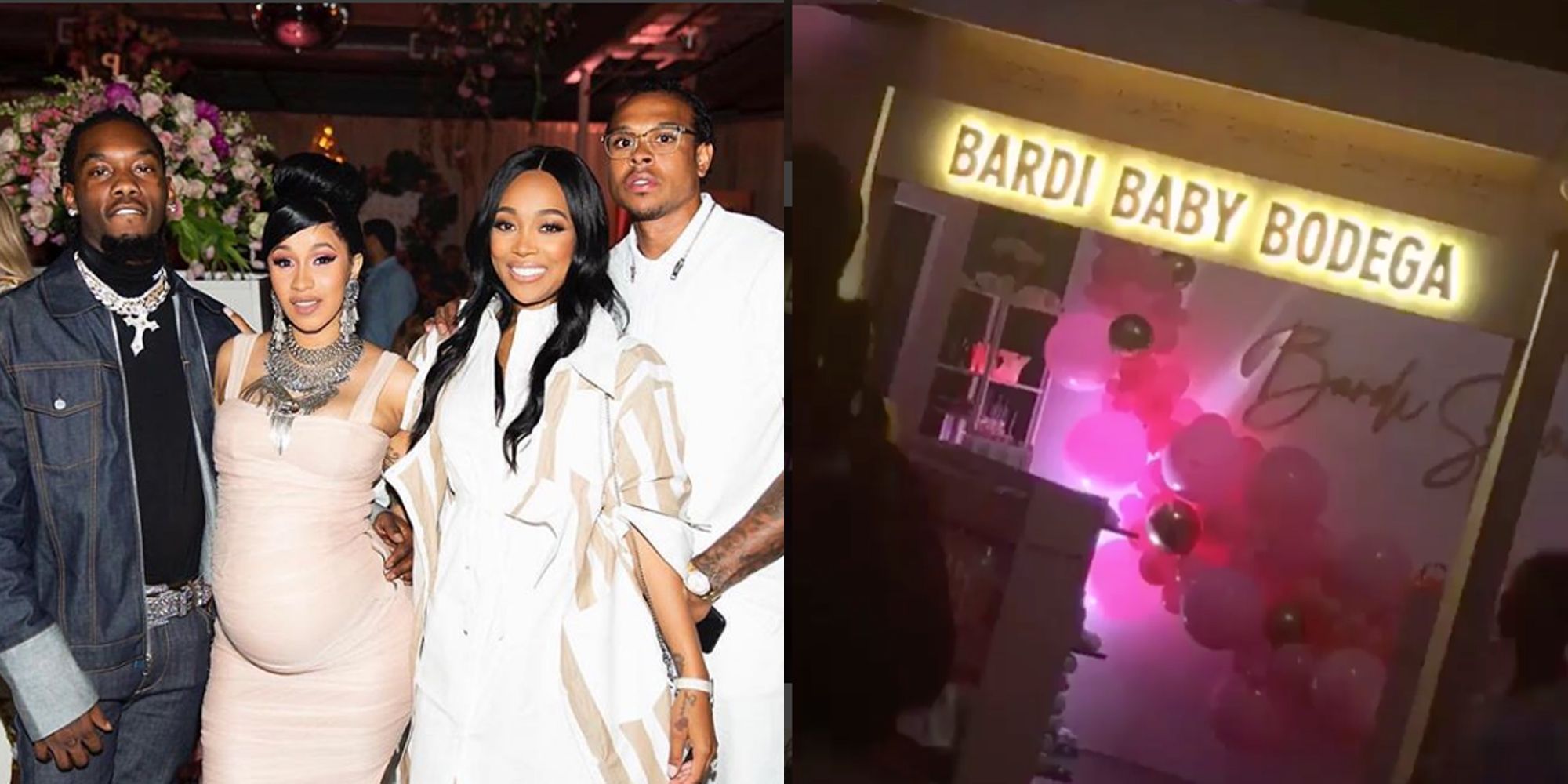 CARDI B CELEBRATES BABY SHOWER WITH FAMILY AND FRIENDS