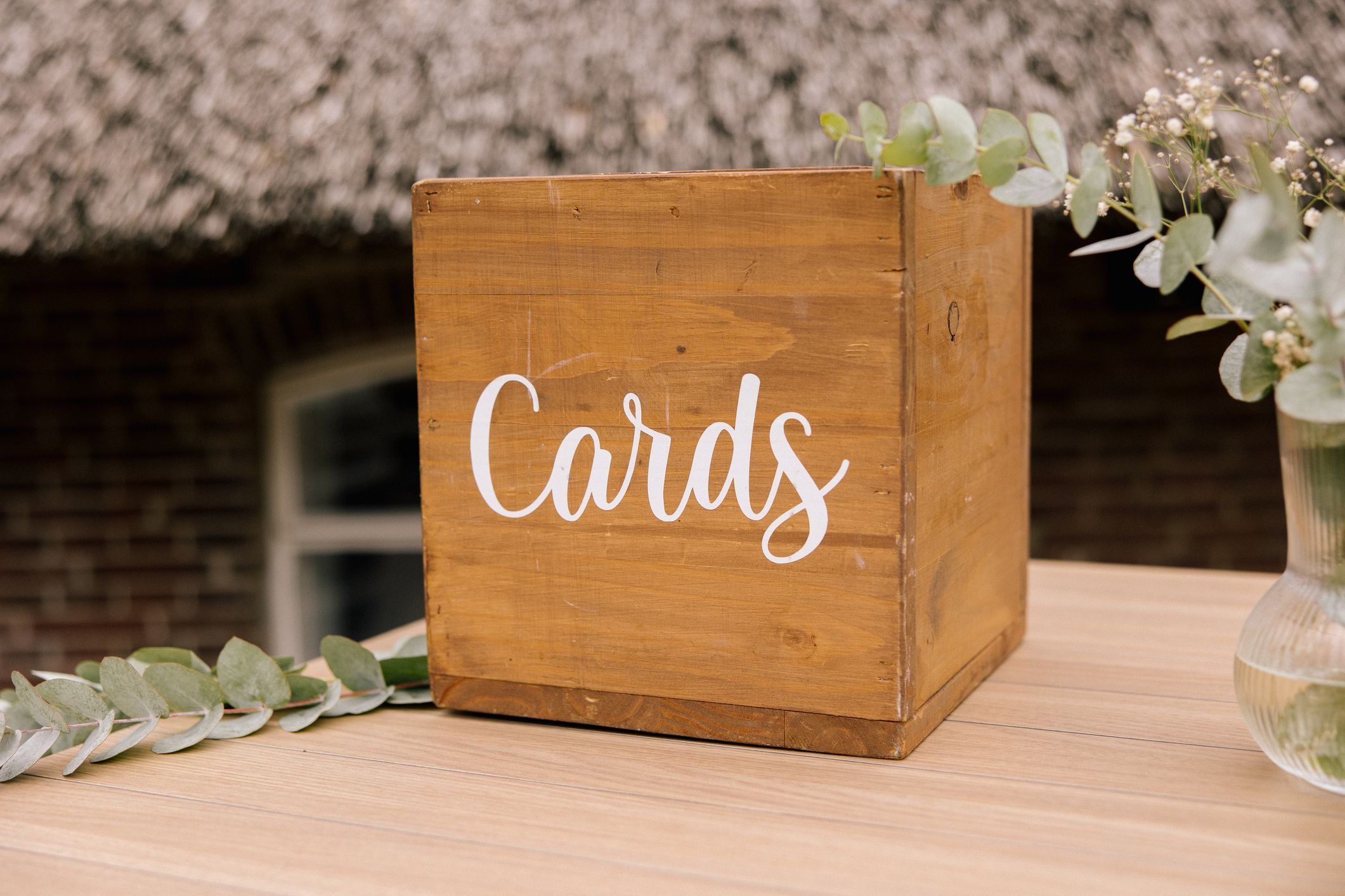 Barn Wood Wedding Card Box 16 x 12 x 10