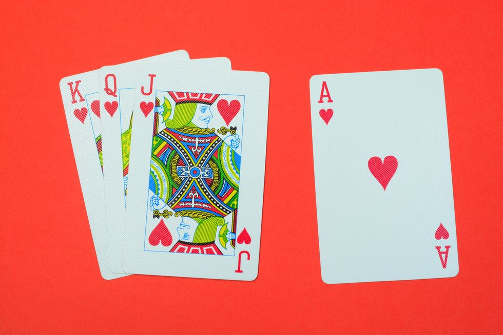 heart playing cards