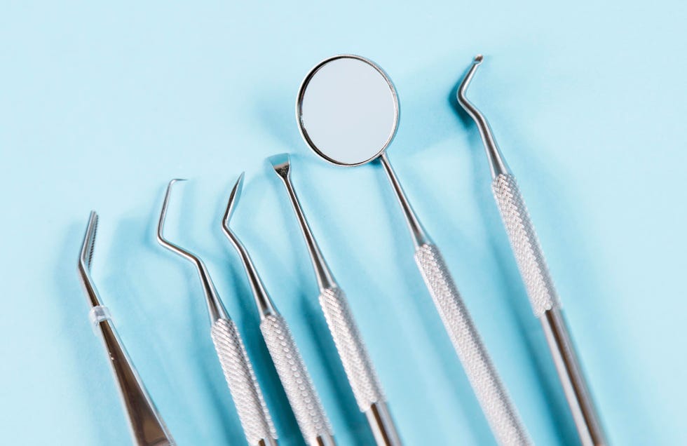 Dental concept healthy equipment tools dental care