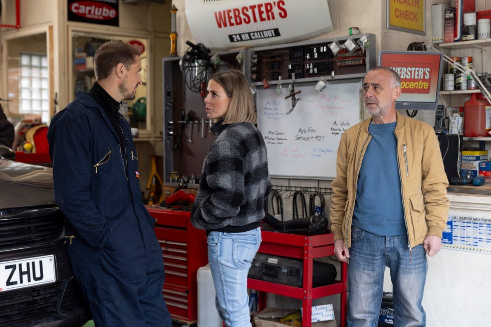 carl, abi, kevin webster, coronation street