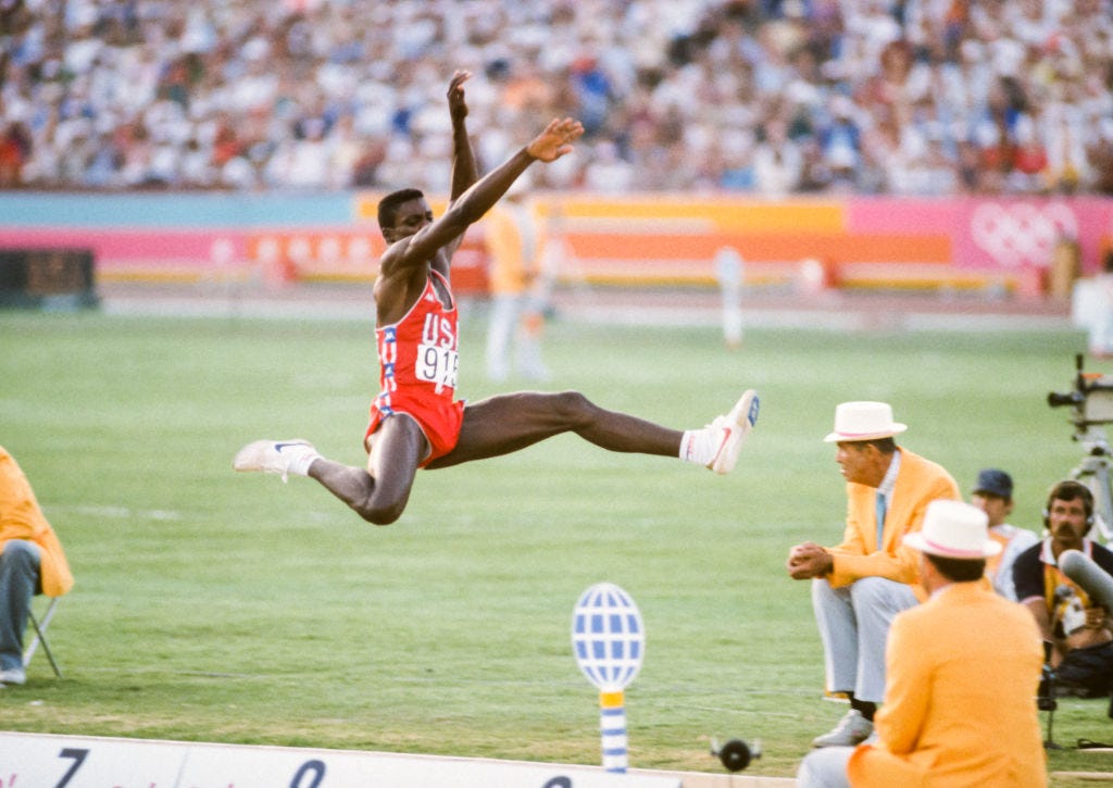 Carl Lewis, Olympian and Track Legend, and the 30Foot Long Jump That