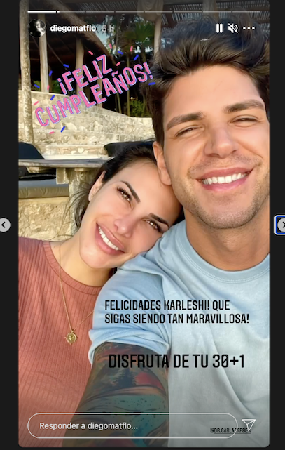 diego matamoros felicita a carla por su cumple