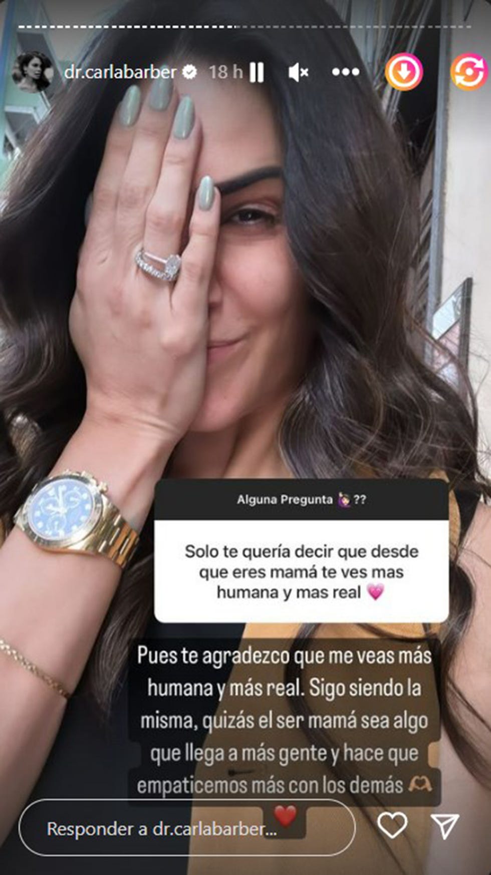 carla barber anuncia su compromiso de boda con su novio, joseph
