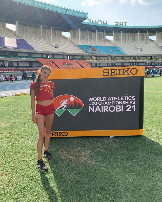 carla domínguez en el mundial de atletismo sub 20 de nairobi en que ha logrado el bronce en los 5000 metros