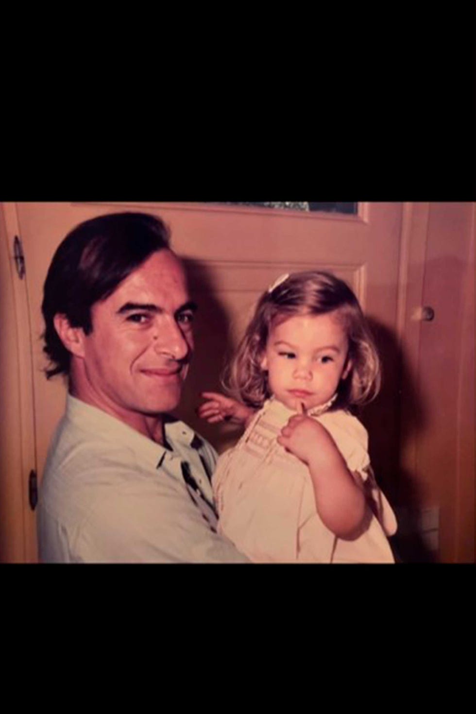 carla goyanes con su padre en una imagen de instagram