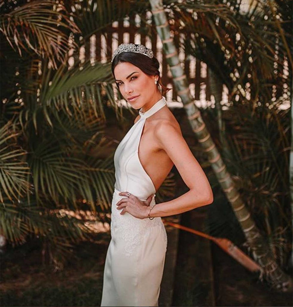 Carla Barber, Miss España 2015, con su vestido de novia