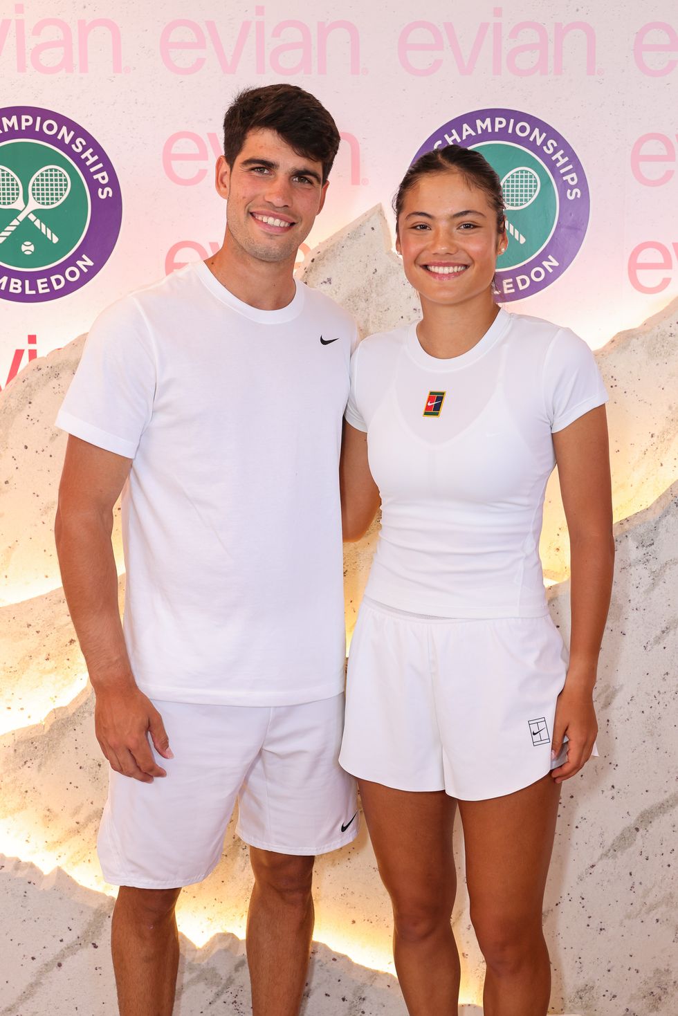 evento pre-Wimbledon di Evian nella loro suite VIP Mountain of Youth