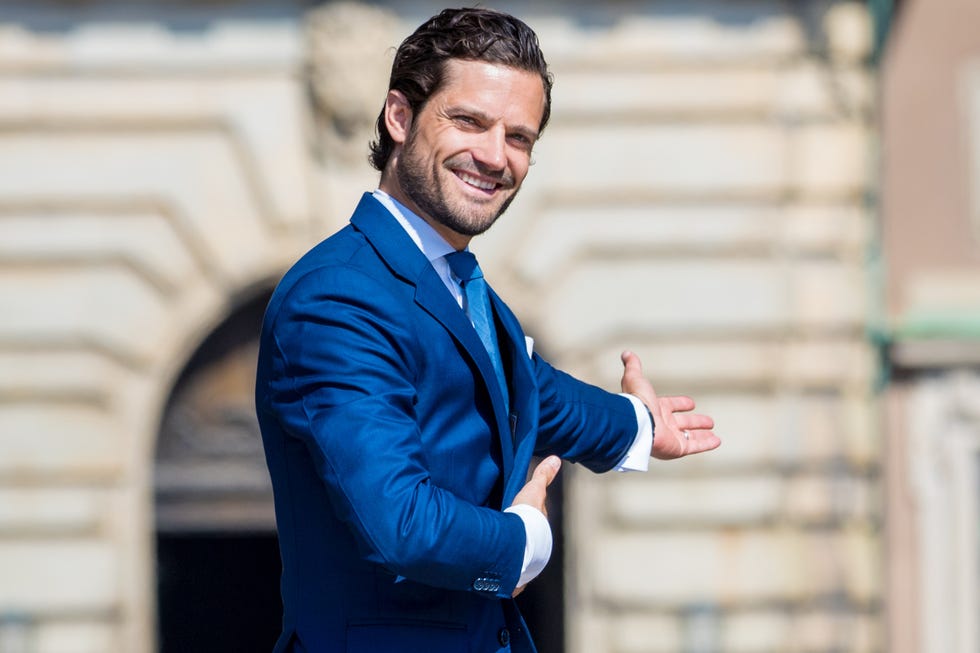 Carlos Felipe de Suecia en el Día Nacional de Suecia