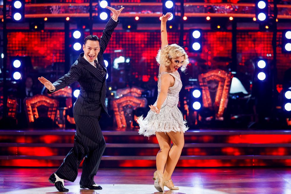 carlos gu and molly rainford on strictly come dancing, week 49