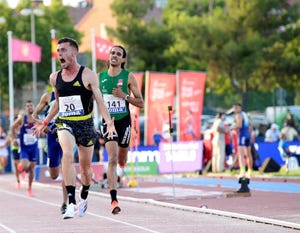 carlos mayo rabia por su victoria en 5000 metros del campeonato de españa