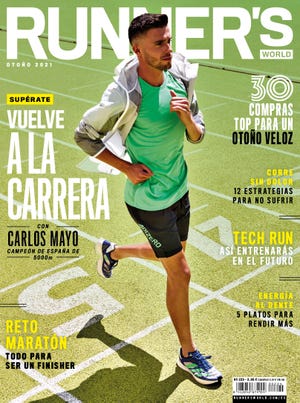 el atleta carlos mayo en portada de runner's world