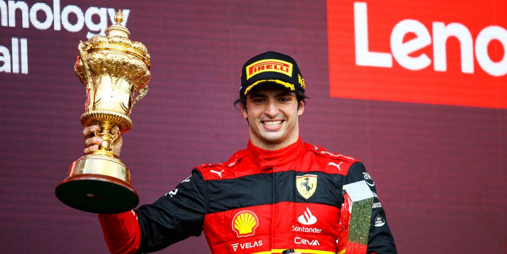 Carlos Sainz Ganador del Gran Premio de Gran Bretaña en Silverstone 2022