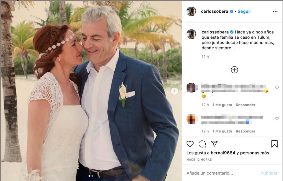 carlos sobera y patricia santamarina