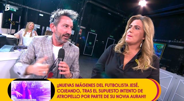 david valldeperas y carlota corredera en 'sálvame'