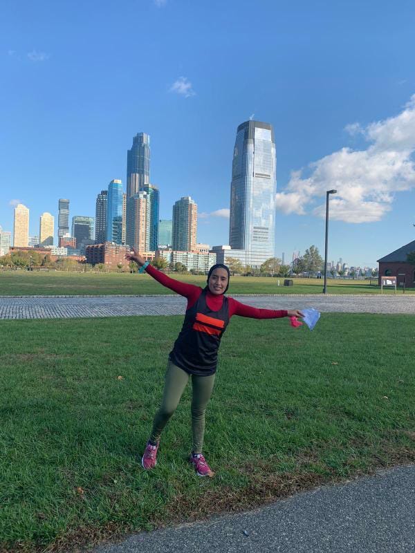 carmen ludizaca running marathon