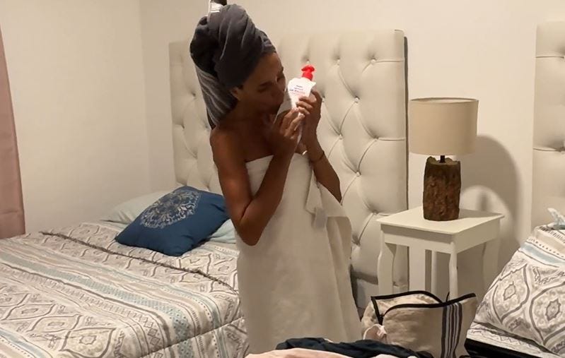 carmen alcayde despues de abrir su maleta al salir de 'supervivientes' 2025