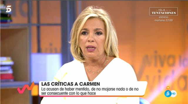 carmen borrego en viva la vida
