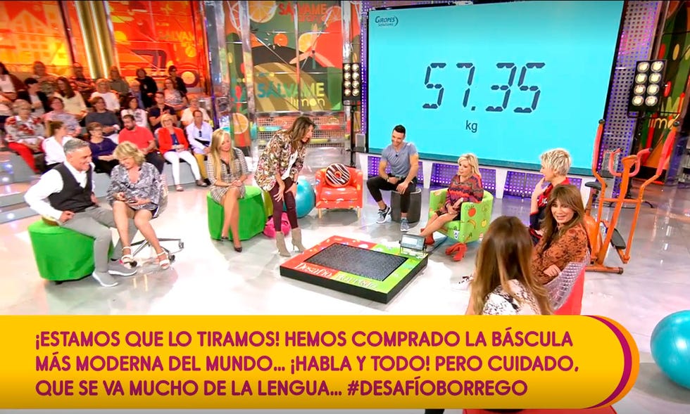 La báscula en el 'Desafío Borrego'