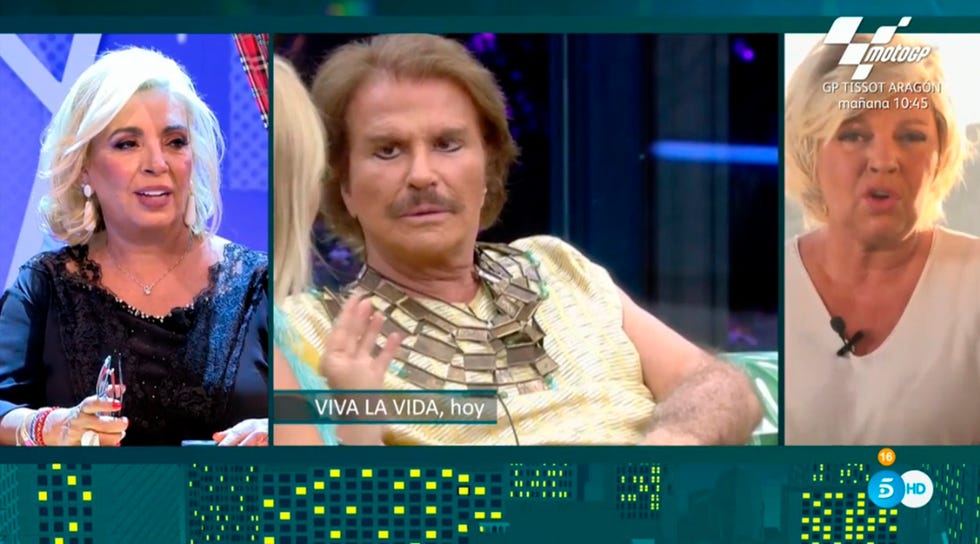 carmen borrego estalla contra bigote arrocet en 'sábado deluxe'