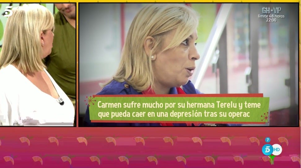Carmen Borrego en 'Desafío Borrego'