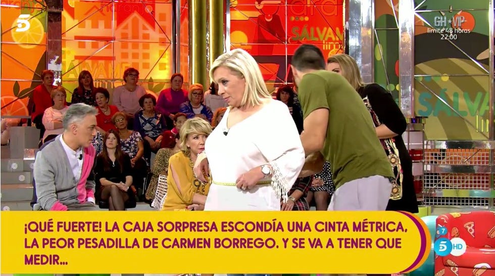 Carmen Borrego en 'Desafío Borrego'
