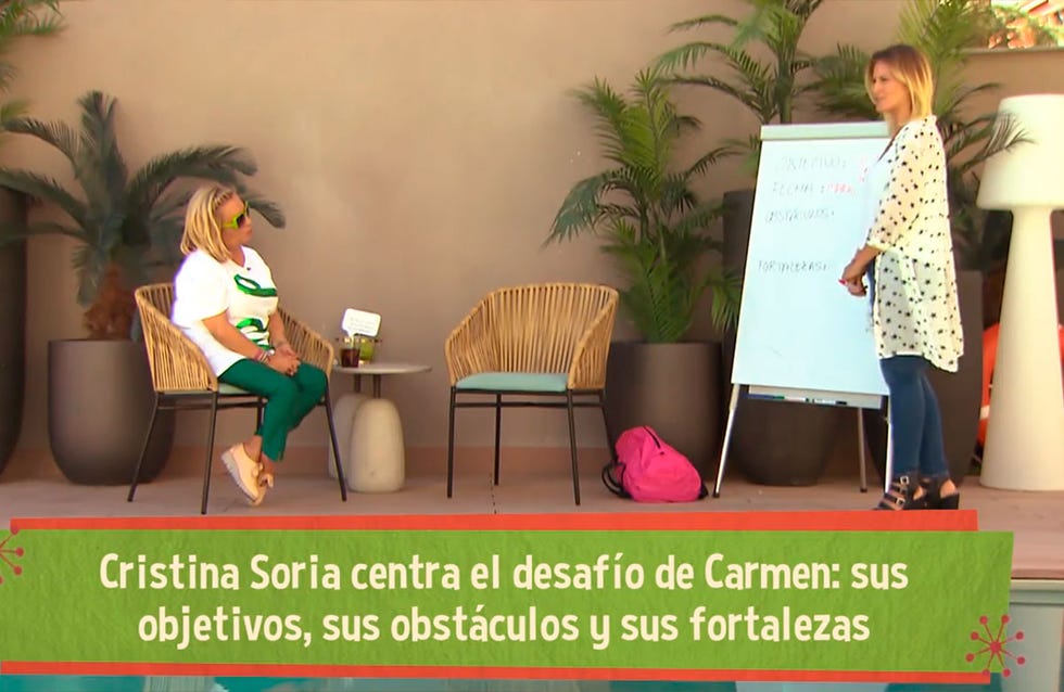 Carmen Borrego en el 'Desafío Borrego'