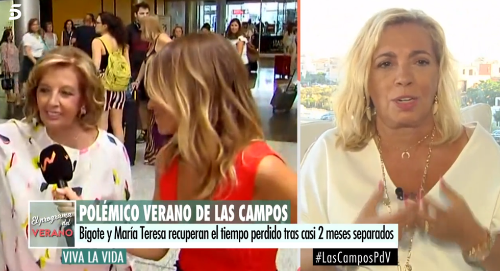 Carmen Borrego defiende a su madre y Edmundo