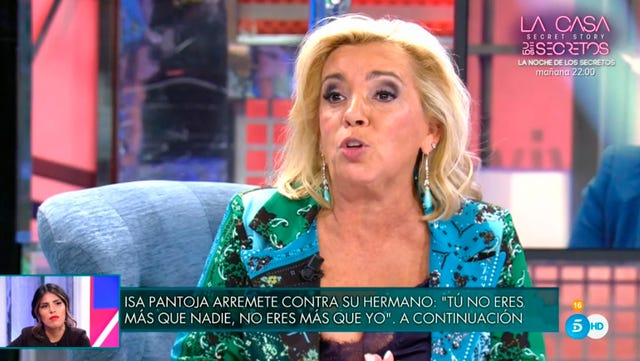 carmen borrego en 'sábado deluxe'