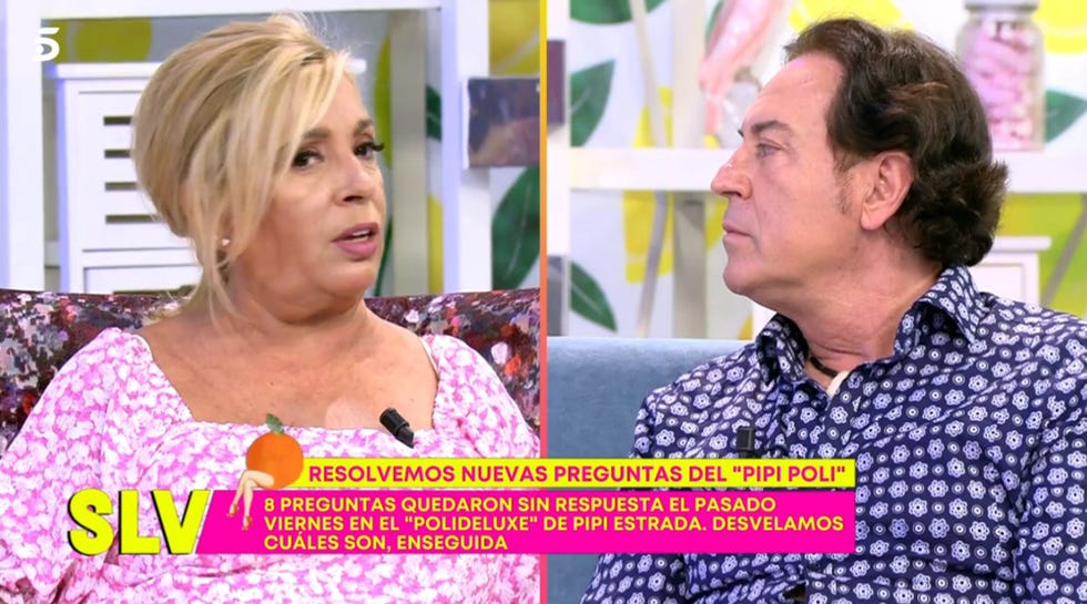 el gesto de carmen borrego con pipi estrada que podría molestar a terelu campos