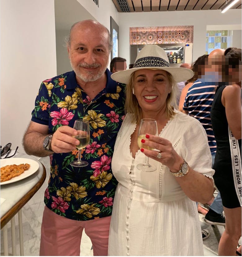 Carmen Borrego, Carmen Borrego marido, Carmen Borrego Cádiz