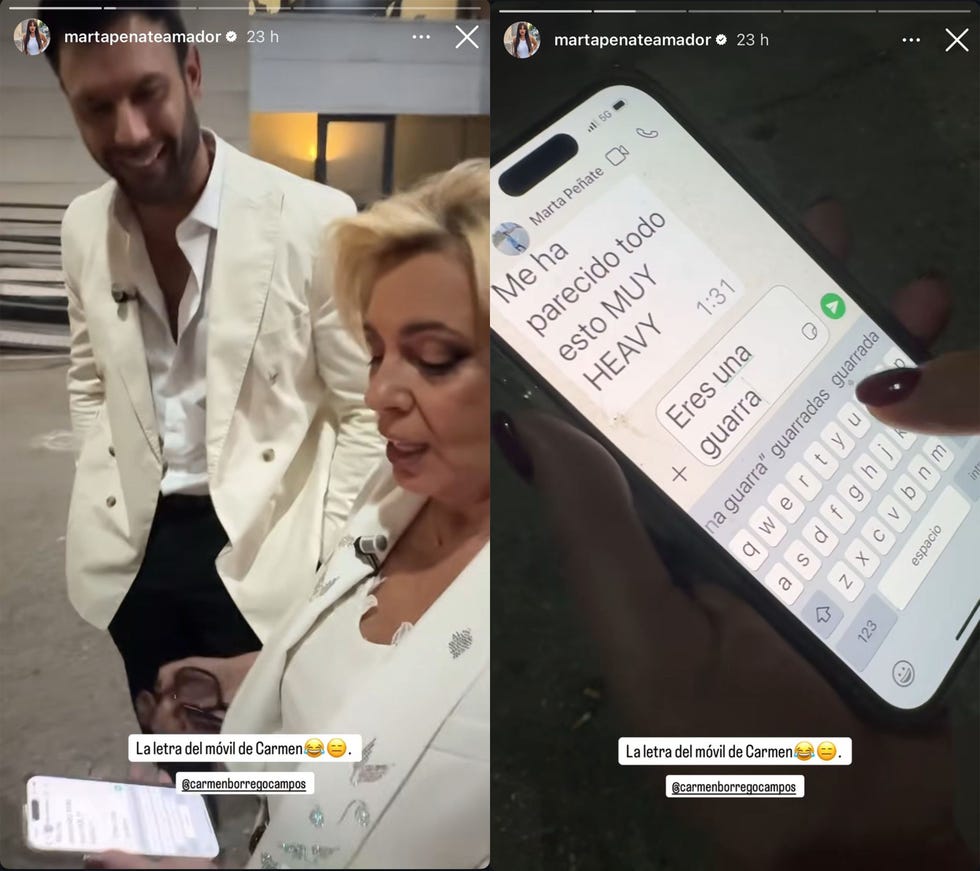 la letra enorme del movil de carmen borrego