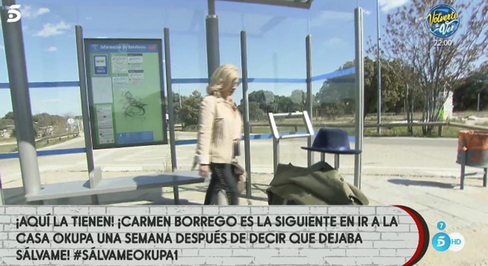 Belén Rodríguez, Chelo García Cortés, Sálvame, Sálvame Okupa, Víctor Sandoval, concursantes Sálvame Okupa, Belén Esteban, Kiko Hernández, Rafa Mora, Anabel Pantoja, Carmen Borrego, Rafa Mora, Lydia Lozano, Antonio Montero, Gustavo González