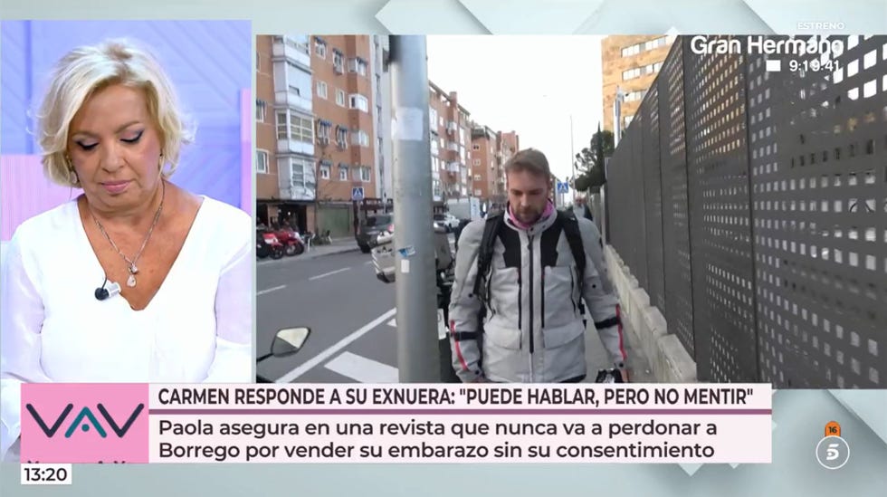 carmen borrego responde a su ex nuera, paola olmedo, en vamos a ver tras su ultima polemica