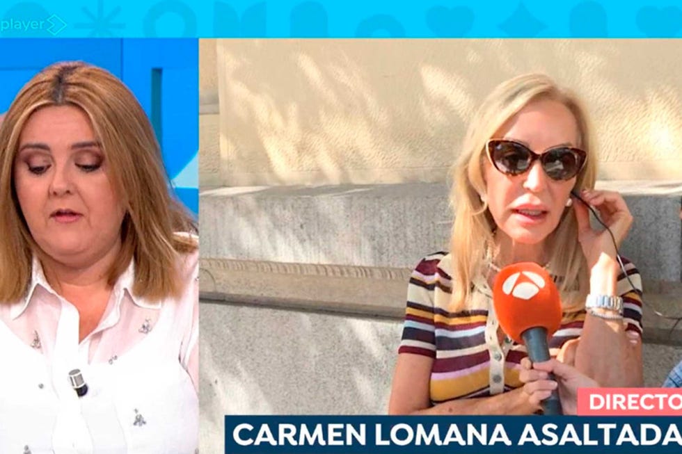 carmen lomana habla del robo que sufrio en su casa
