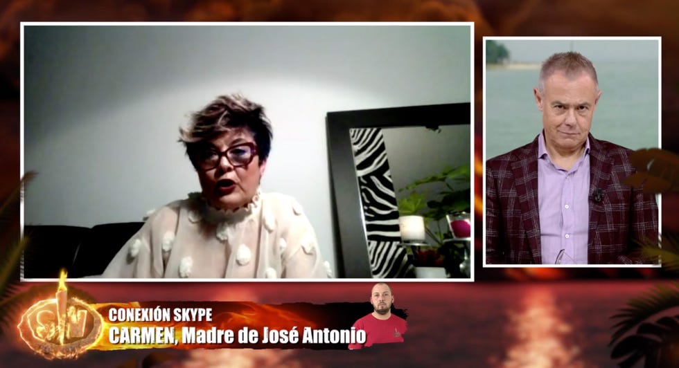 Jordi González habla con Carmen, madre de José Antonio